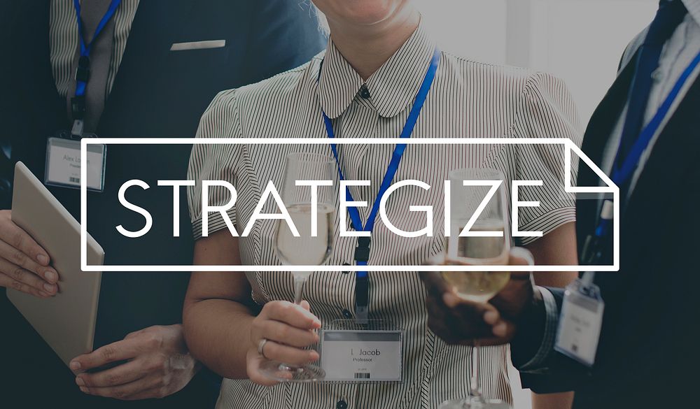 Strategize Analysis Statistic Report Concept