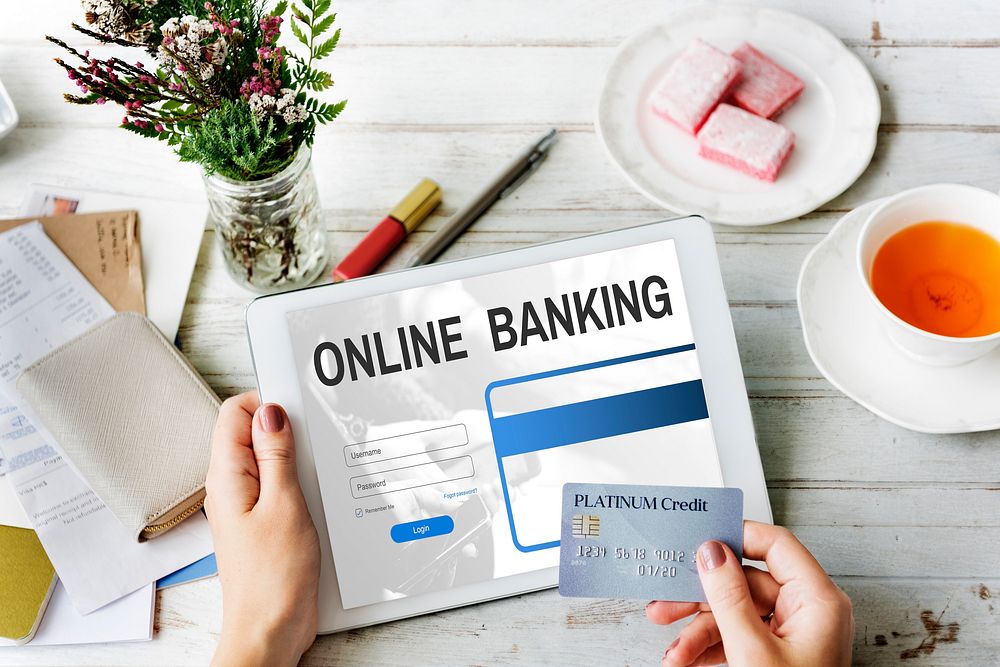 Online Banking Commercial Internet Finance Concept