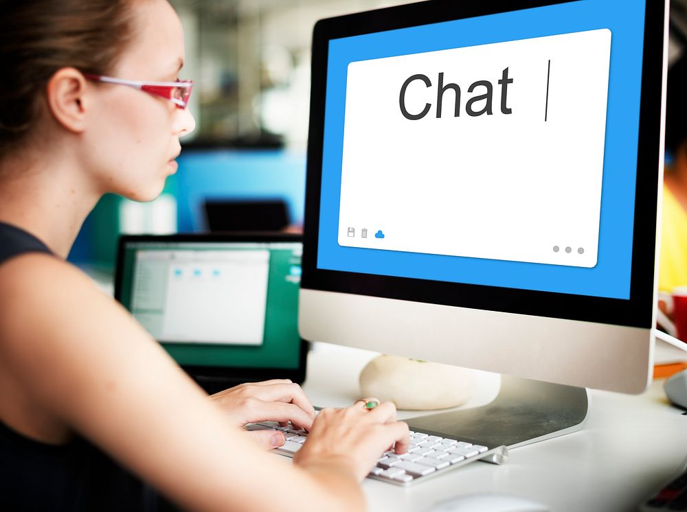 Chat Social Network SMS Communication Concept