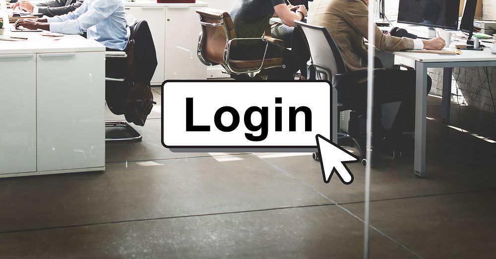 Login Online Digital Technology Click Concept
