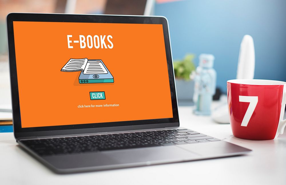 E-book E-Learning Electronic Internet Mobility Concept