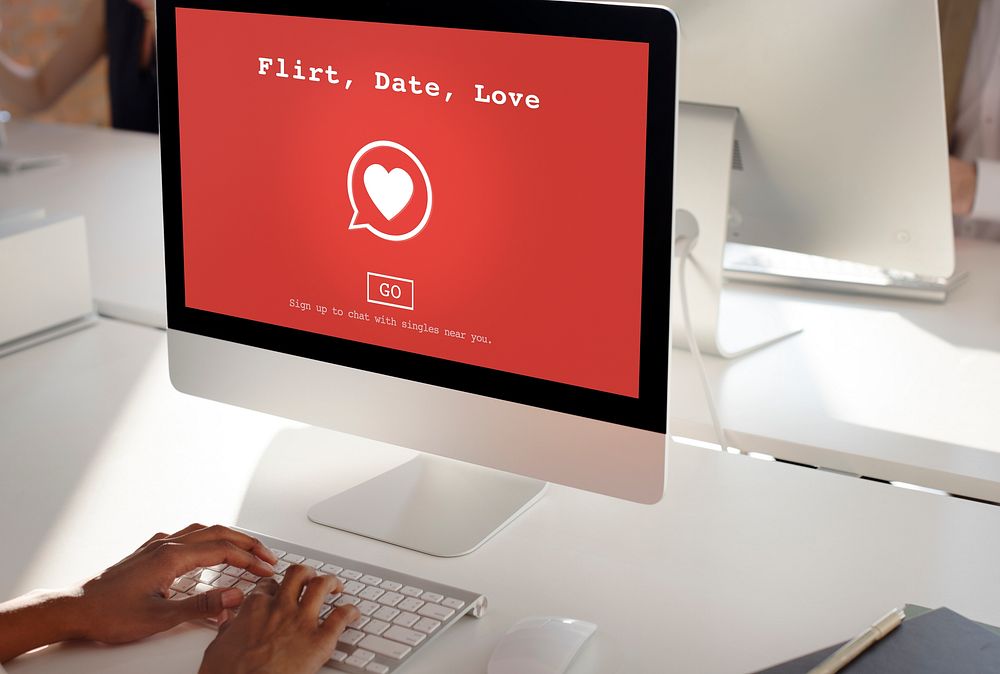 Flirt Date Love Valentine Romance Love Heart Flirting Dating Concept