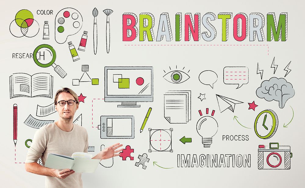 Brainstorm Sharing Ideas Creative Planning Concept