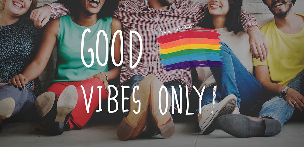 Good Vibes Only Inspirational Life Motivate Concept