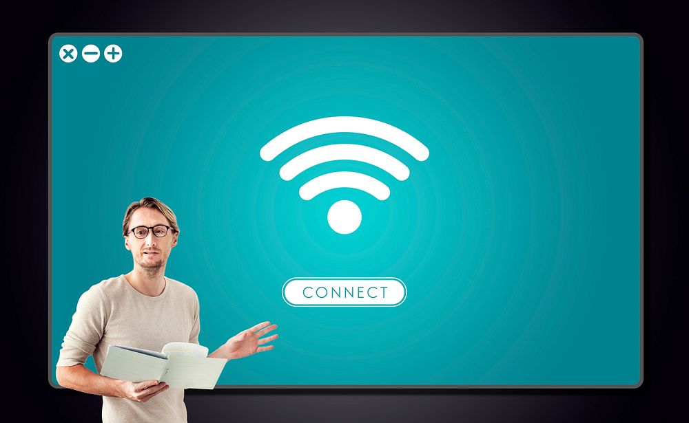Wifi Network Connect Graphic Concept