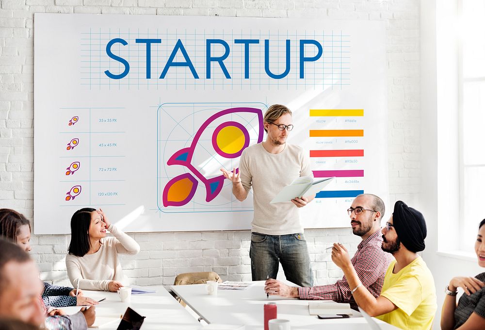 Startup Business Entrepreneurship Launch Concept