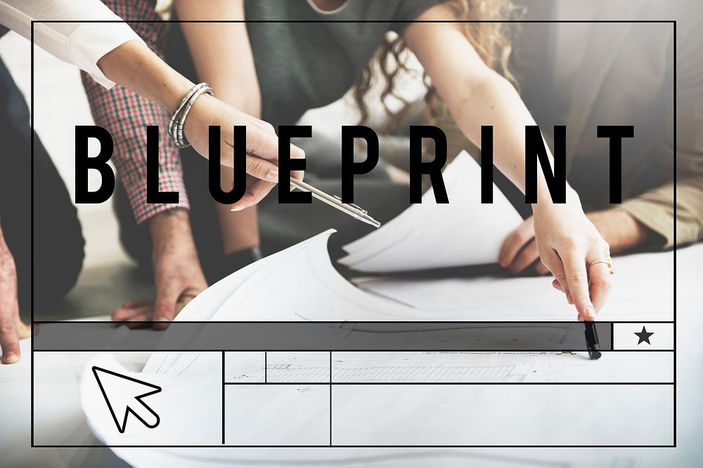 Blueprint Diagram Prototype Representatoin Layout Guide Concept
