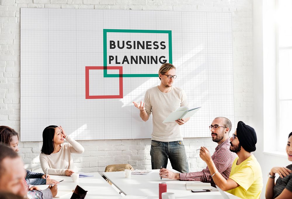 Business Plan Planning Goals Ideas Process Concept