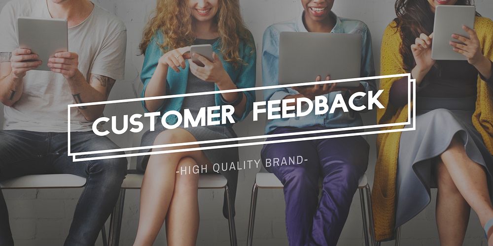 Customer Feedback Questions Reply Information Concept
