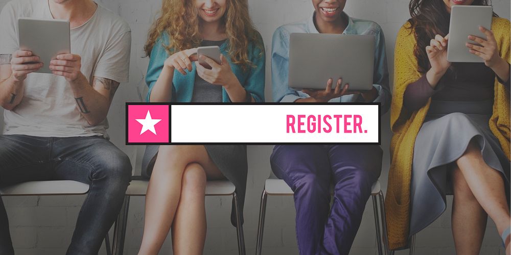 Register Registration Apply Membership Concept