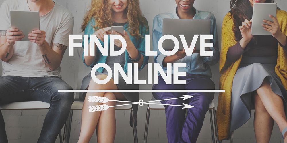 Find Love Online Passion Romance Search Concept