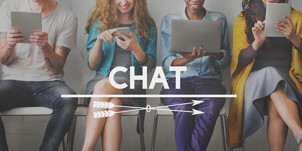 Chat Communication Social Networking Concept