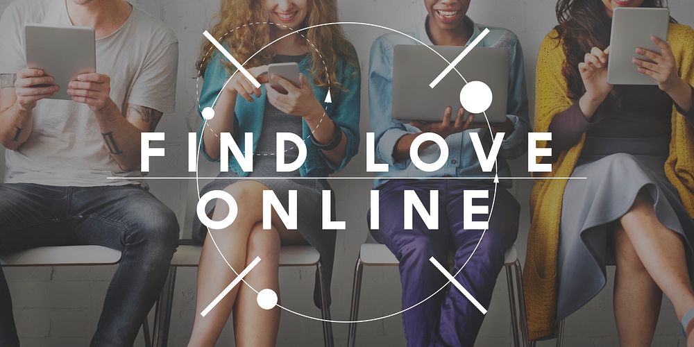 Find Love Online Passion Romance Search Concept