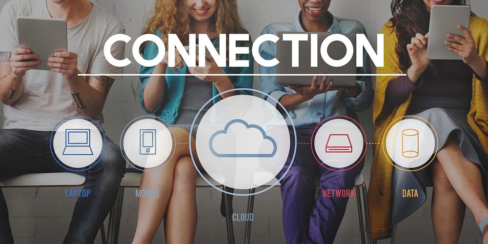 Cloud Connection Communucation Networking Concept