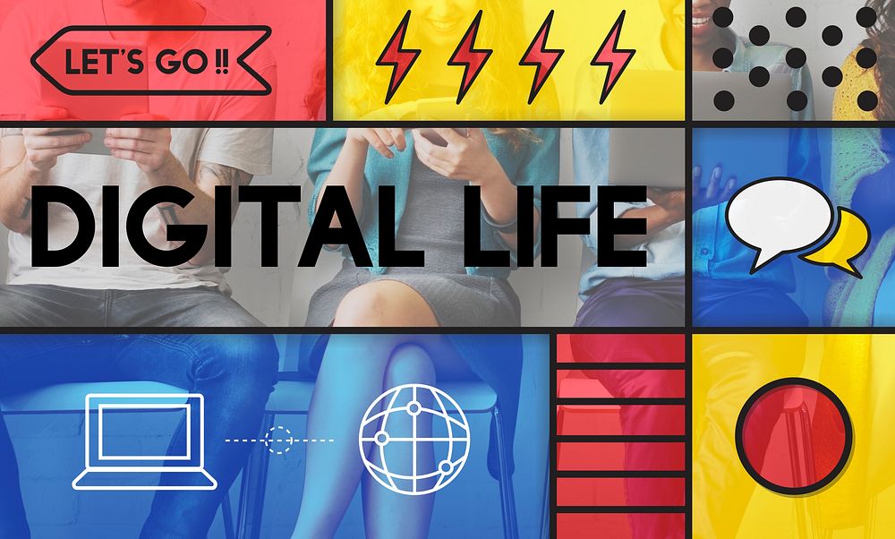 Digital Life Modern Technology Concept