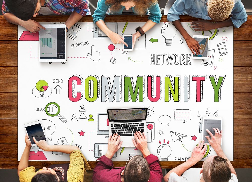 Community Society Sharing Communication Belonging Concept