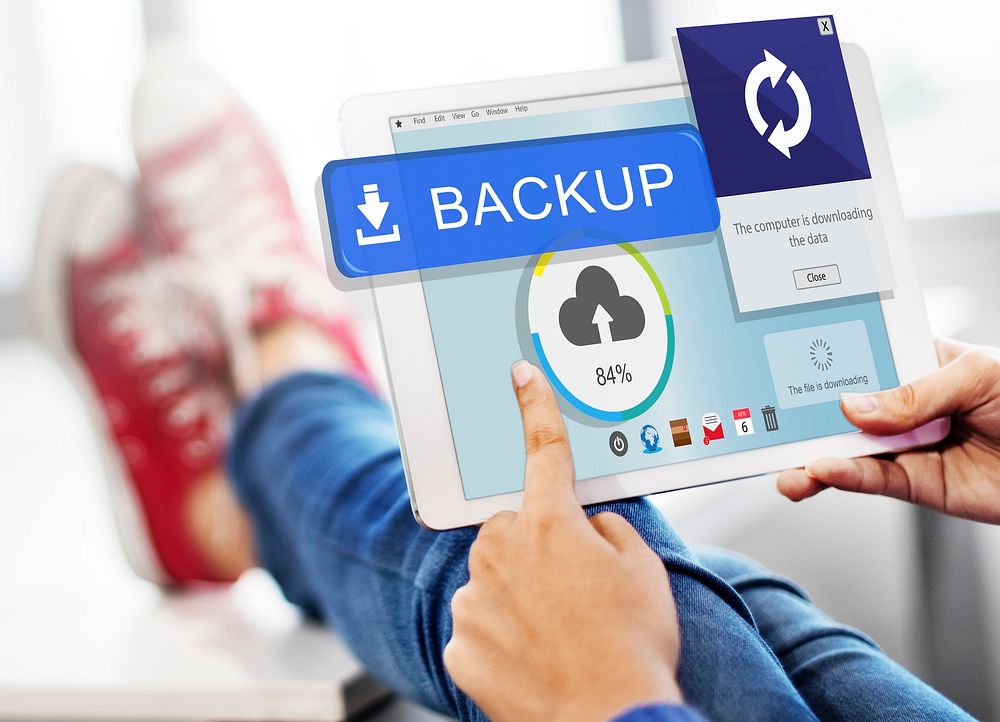 Backup Cloud Upload Sync Data Concept
