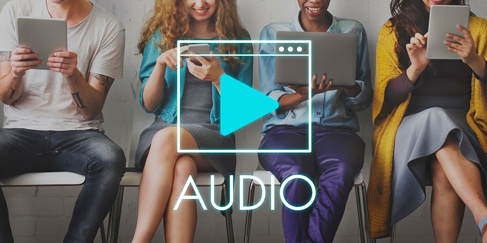 Media Audio Player Blog Concept