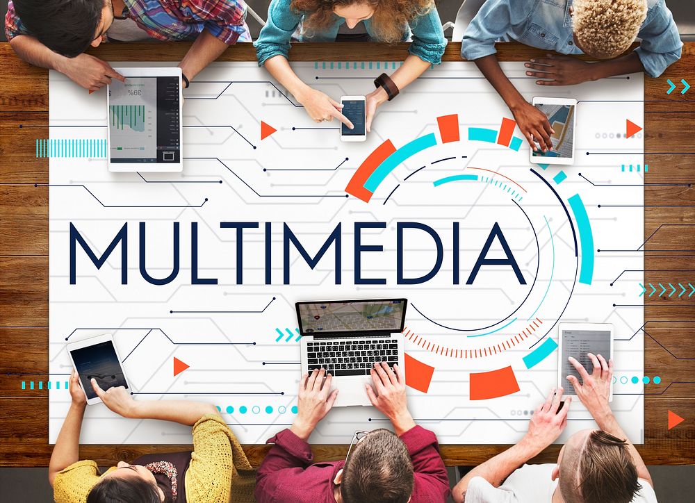 Multimedia Entertainment Communication Technology Icon