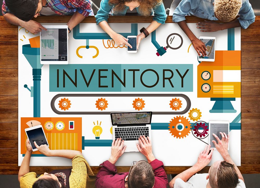 Inventory Stock Manufacturing Assets Goods Concept