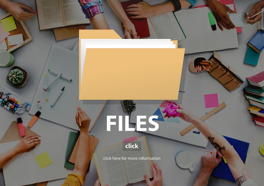 Files Folder Data Document Storage Concept