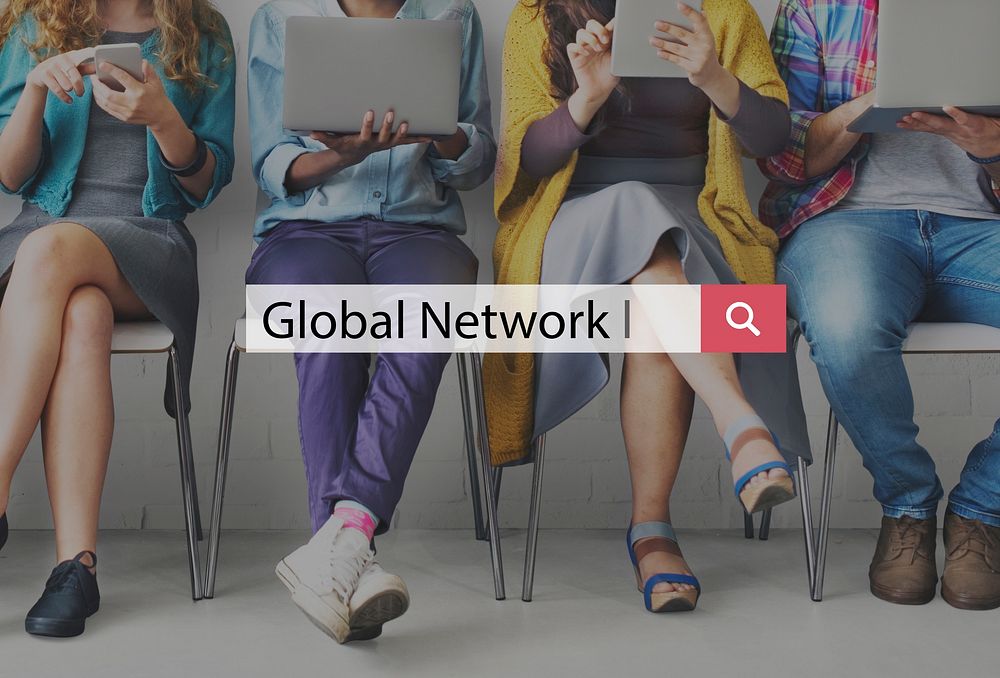 Global Network Exchange International Worldwide Concept