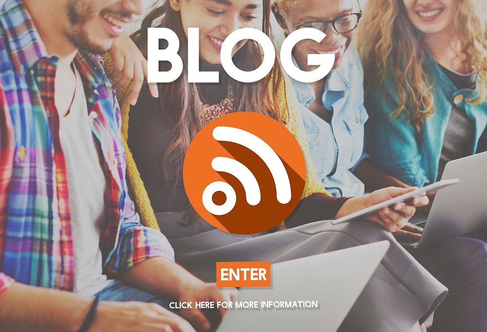 Blog Content Global Communications Connection Concept