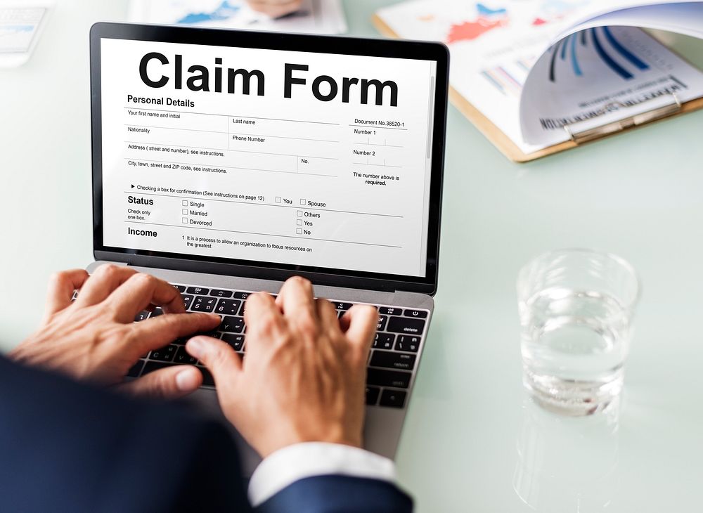 Claim Form Document Fefund Indemnity Concept