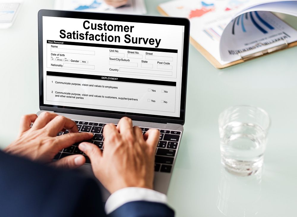 Customer Satisfaction Survey Client Service Concept