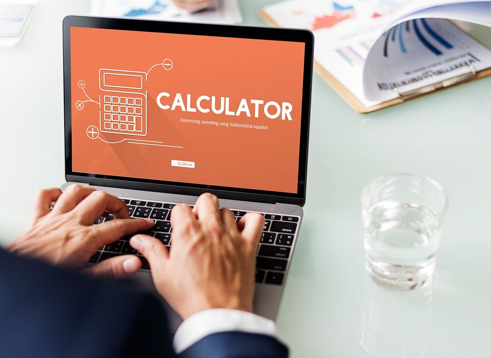 Calculator Mathematics Accounting Financial Equipment Concept