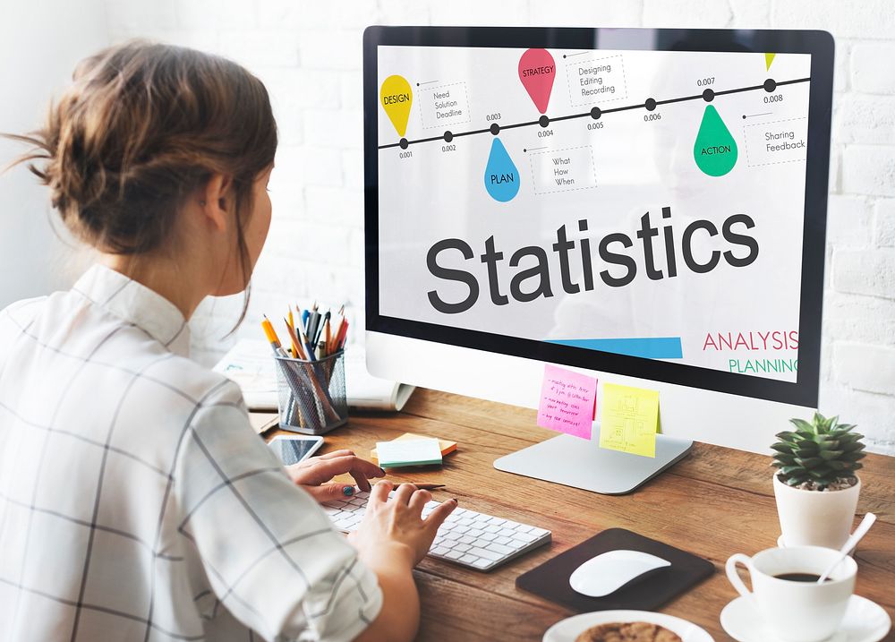 Statistics Research Results Progress Concept