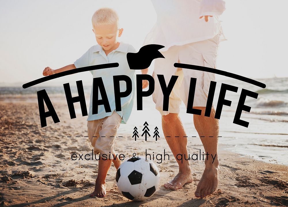 Happy Life Recreation Fun Concept