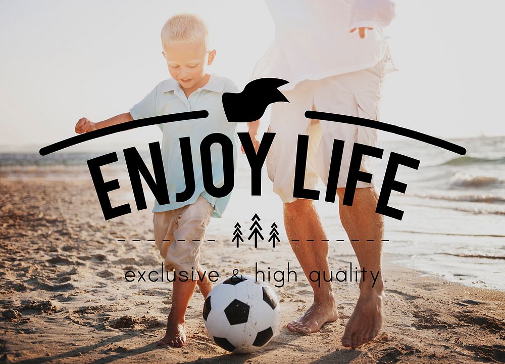 Happy Life Recreation Fun Concept