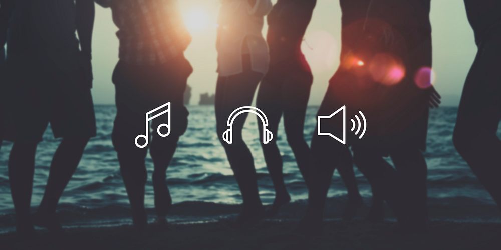 Music Sound Note Louder Audio Playlist Concept