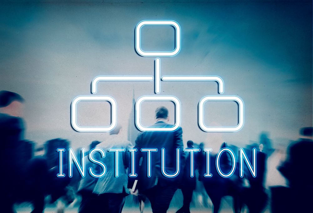 Institution Organization Chart Business Company Concept