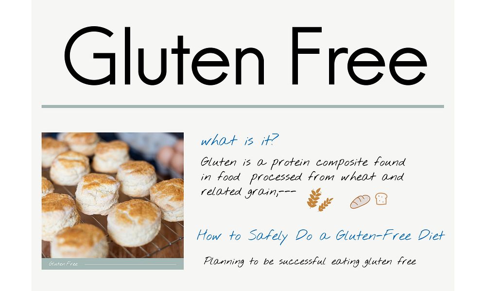Glutein Free Celiac Disease Concept