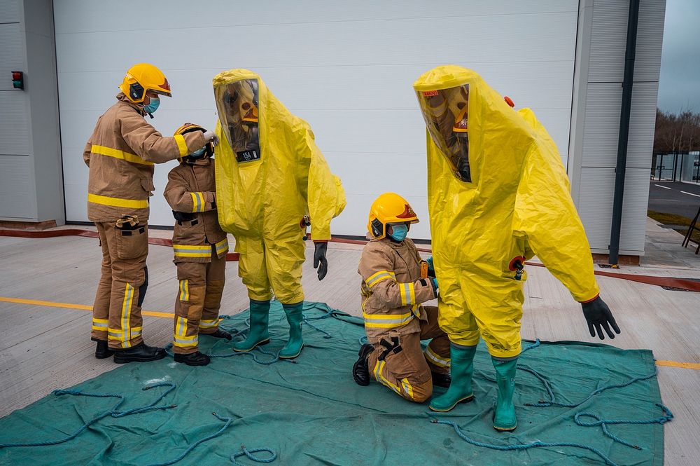 Hazmat Training. Free Photo rawpixel