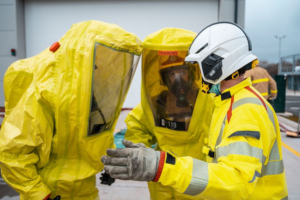 Hazmat Training. Free Photo rawpixel