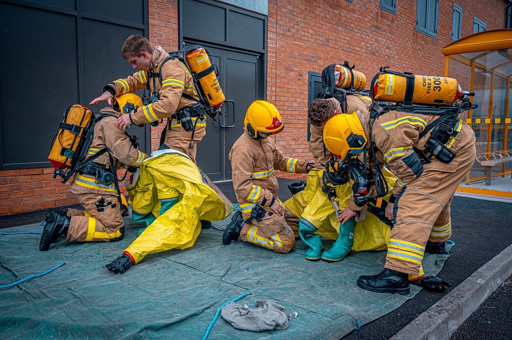 Hazmat Training. Free Photo rawpixel