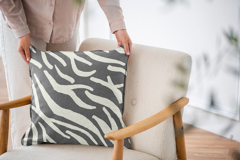 Zebra print, cushion pillow cover