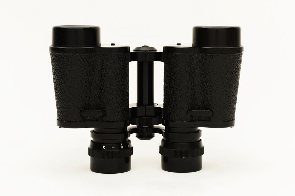 Black binoculars design reosurce 