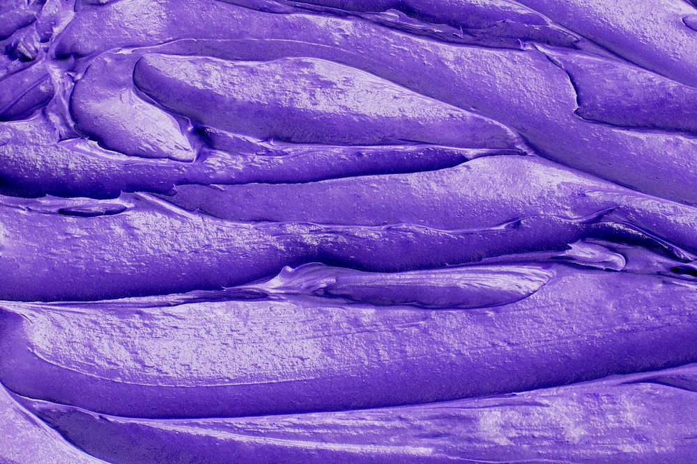 Purple frosting texture background close-up