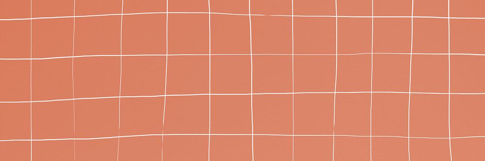 Distorted salmon square ceramic tile texture background