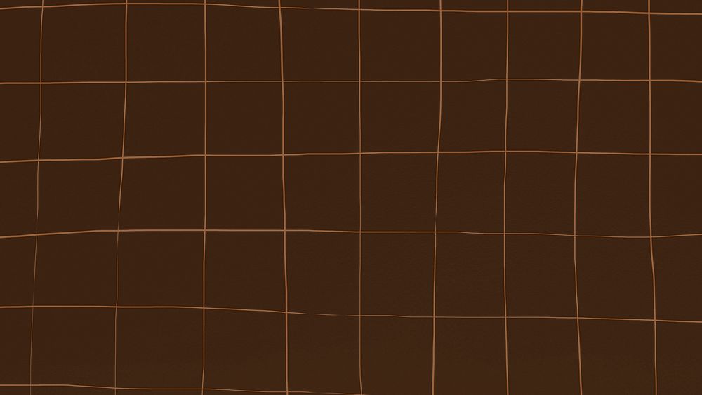 Dark brown tile wall texture background distorted