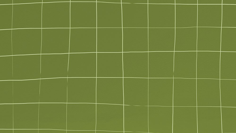 Distorted olive green pool tile pattern background