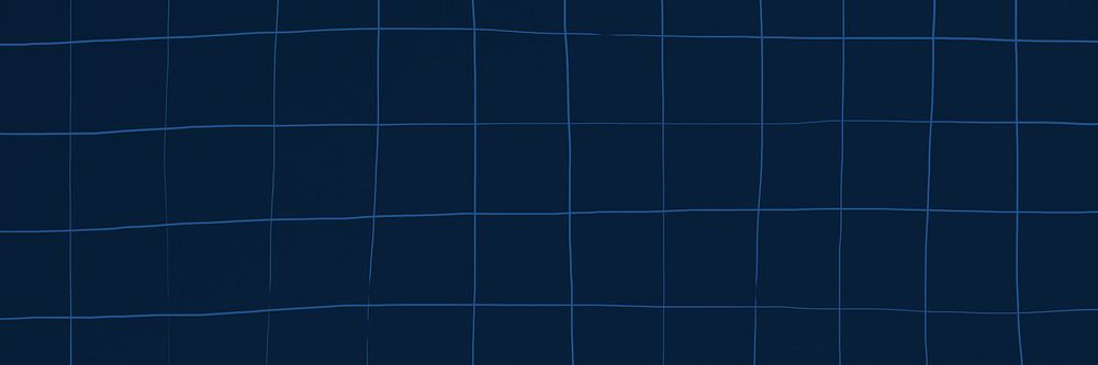 Grid pattern navy blue square geometric background deformed