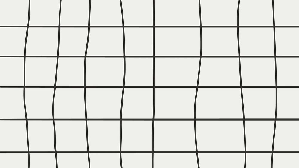 Aesthetic vector black grid on beige background