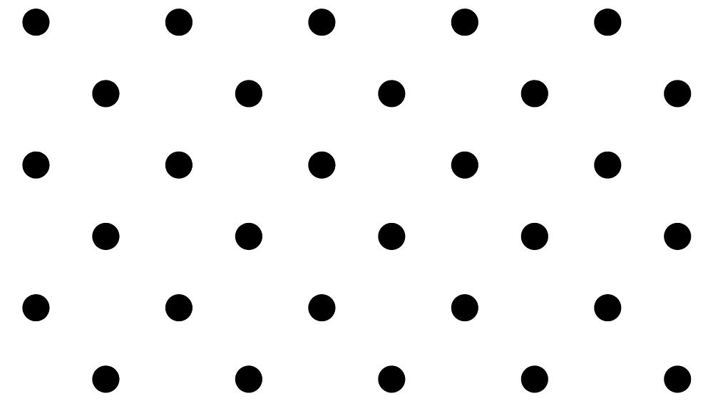 Vector cute polka dot black and white pattern background