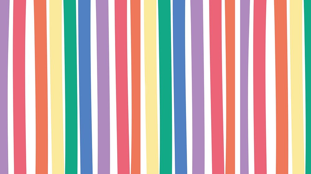 Rainbow psd striped cute pattern wallpaper