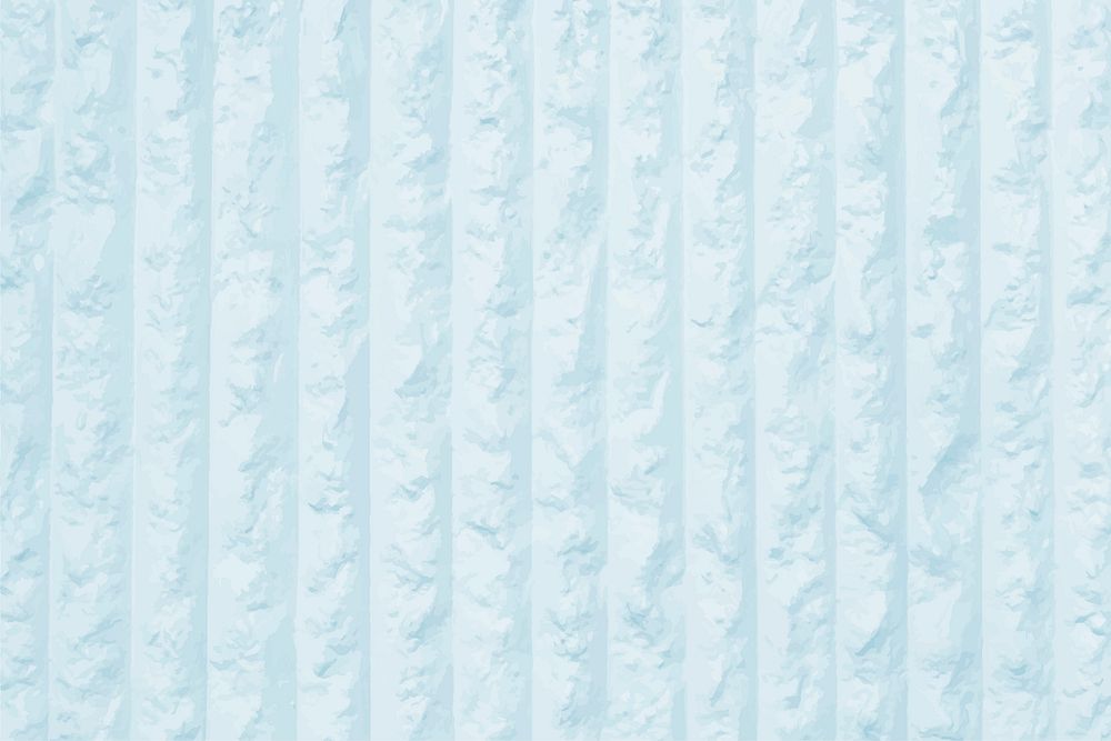 Pastel blue striped concrete wall textured background vector